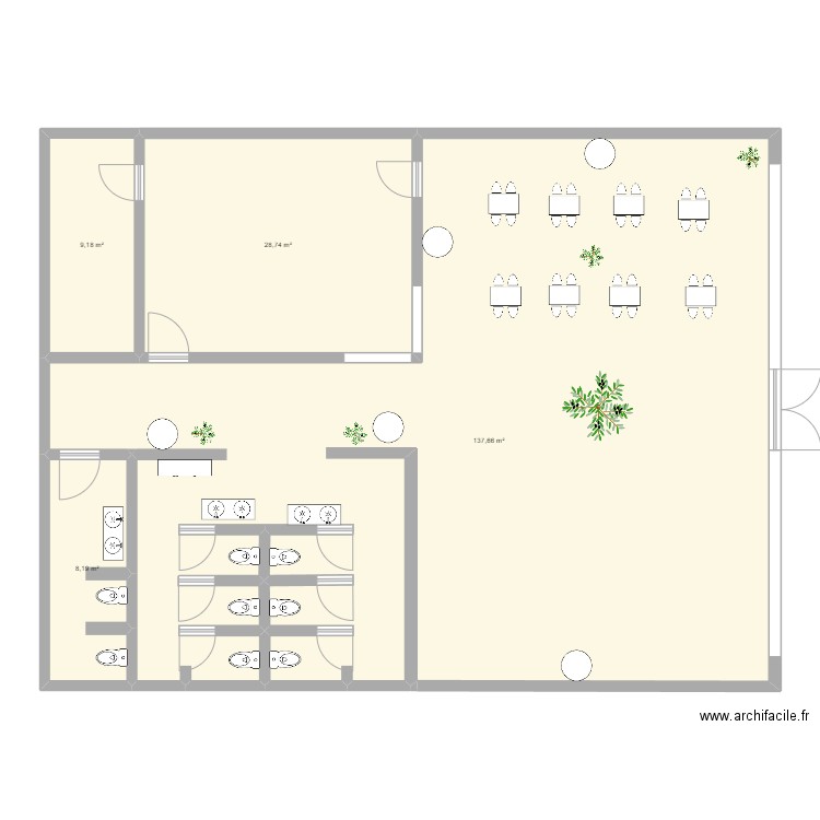 RESTAURANTE GIOIA. Plan de 0 pièce et 0 m2