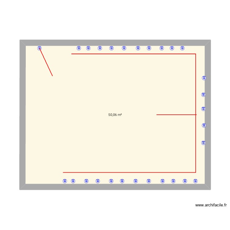 Sal&oacute;n 2. Plan de 0 pièce et 0 m2