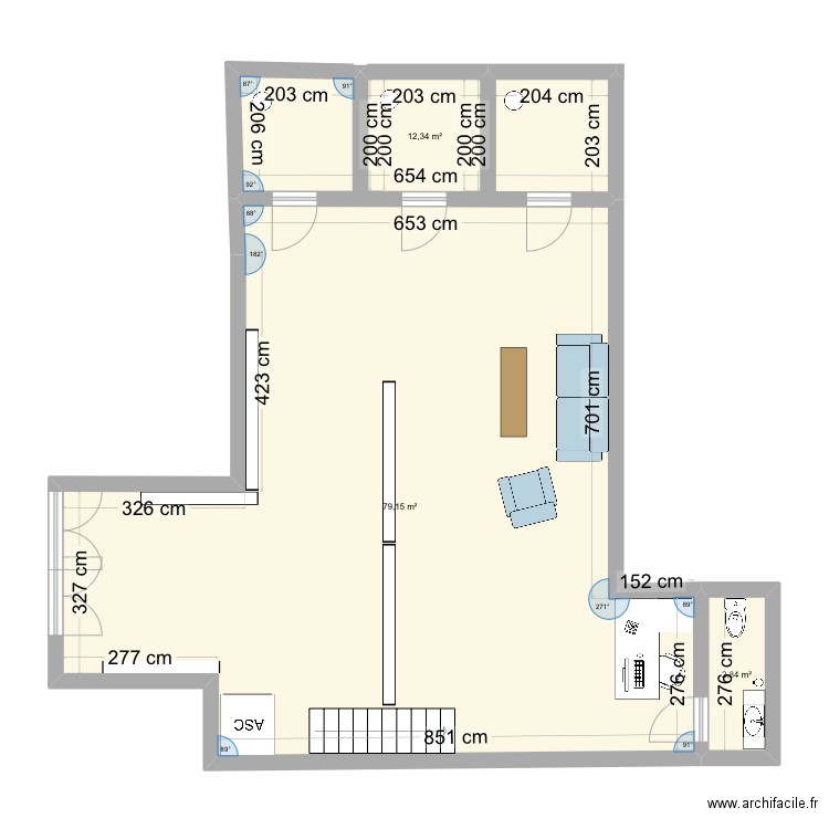 Técnicas. Plan de 0 pièce et 0 m2