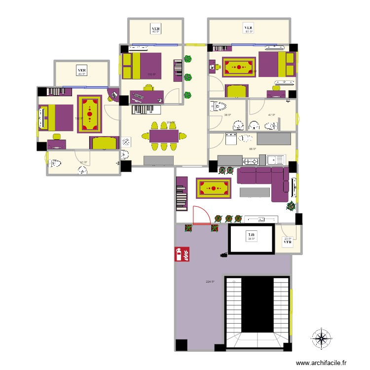 panna . Plan de 0 pièce et 0 m2