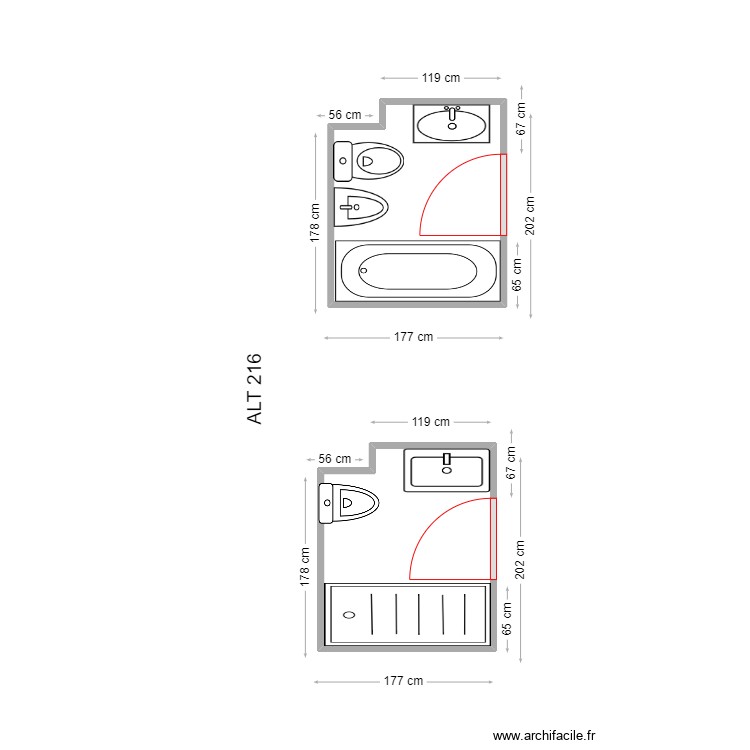 PLOU. Plan de 0 pièce et 0 m2