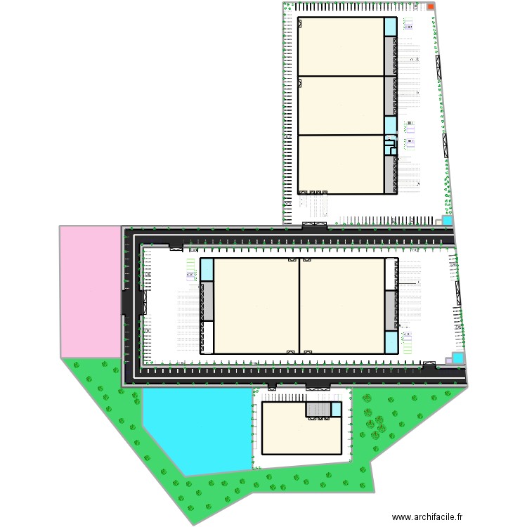 AJALVIR 67 COMPLETO con arboles v2. Plan de 44 pièces et -2919 m2