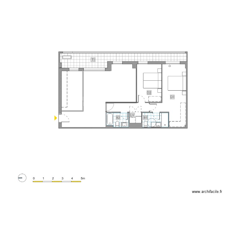 TERRAZAS DE VADORREY IV  03  SALON. Plan de 0 pièce et 0 m2