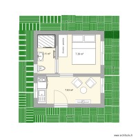 PLAN RENOVATION DE LA MAISON EN BOIS SOUS TÔLE 80B CHEMIN DES LIMITES 97426 TROIS BASSINS 2bis