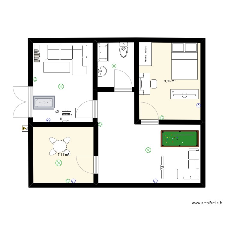 instalacion electrica. Plan de 0 pièce et 0 m2