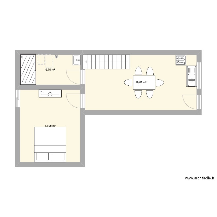La casa de mis sueños. Plan de 0 pièce et 0 m2