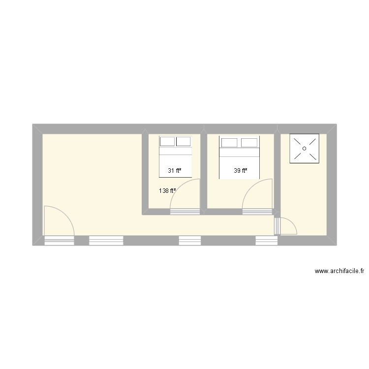 MANGO HOUSE. Plan de 3 pièces et 19 m2