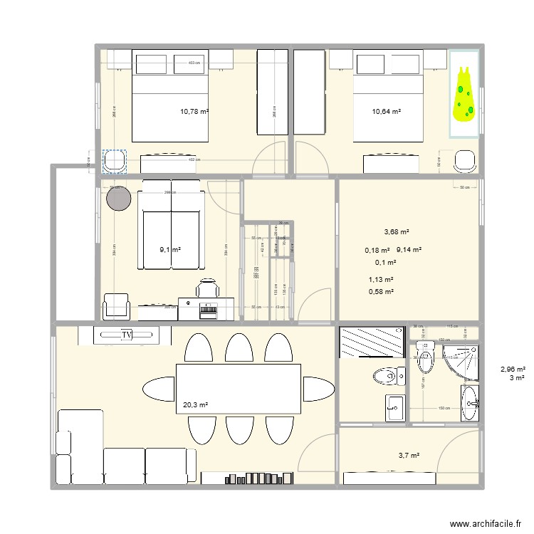 1el11123456w. Plan de 0 pièce et 0 m2