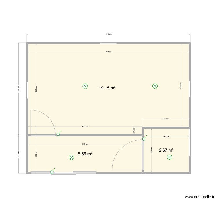 OU Hroubovice. Plan de 0 pièce et 0 m2