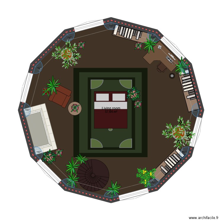 gandalf. Plan de 0 pièce et 0 m2