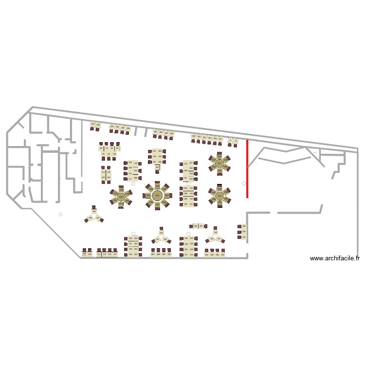 Plan phase 2 Test 2. Plan de 1 pièce et 2 m2