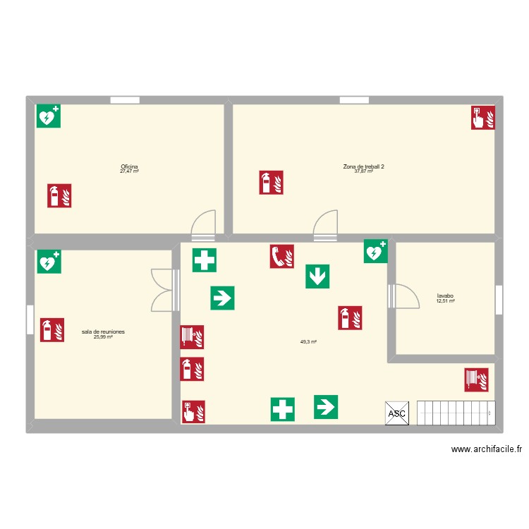 ipo 2. Plan de 5 pièces et 153 m2