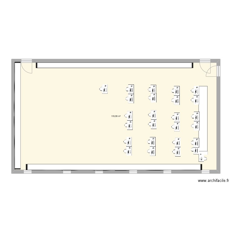plans de classe. Plan de 0 pièce et 0 m2