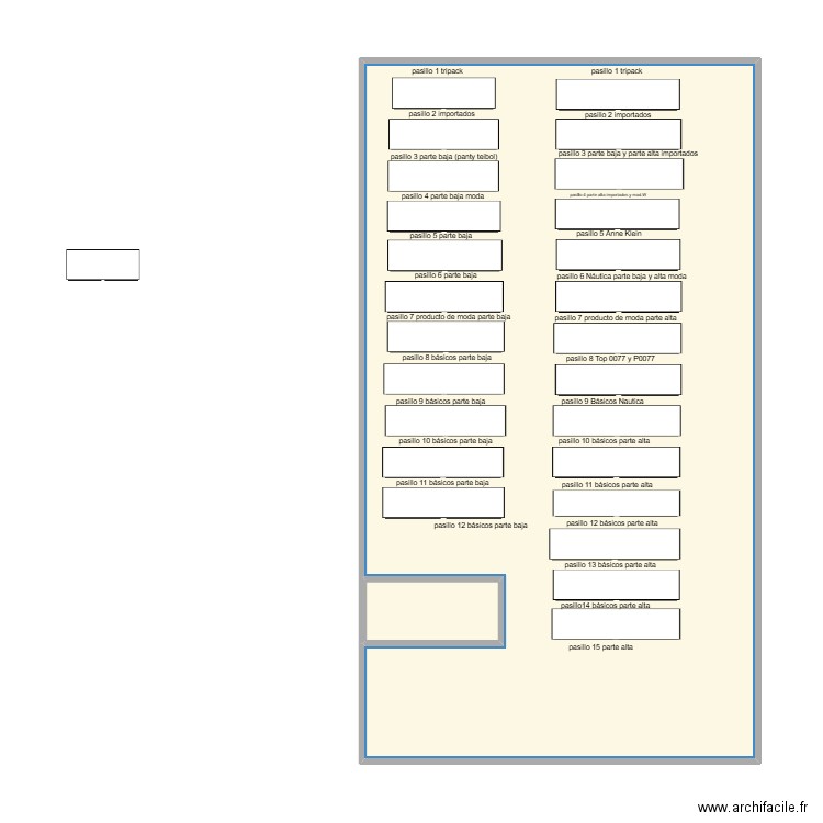 piso 5. Plan de 0 pièce et 0 m2