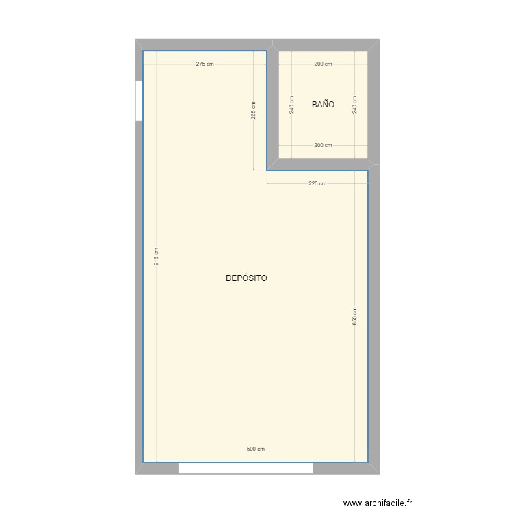 deposito. Plan de 0 pièce et 0 m2
