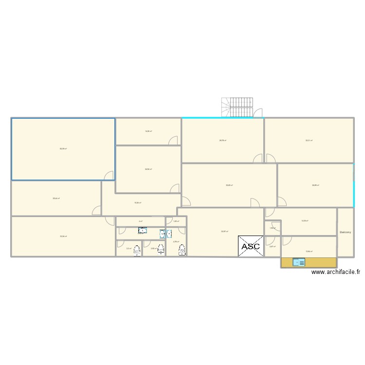 NV Office Relocation . Plan de 0 pièce et 0 m2