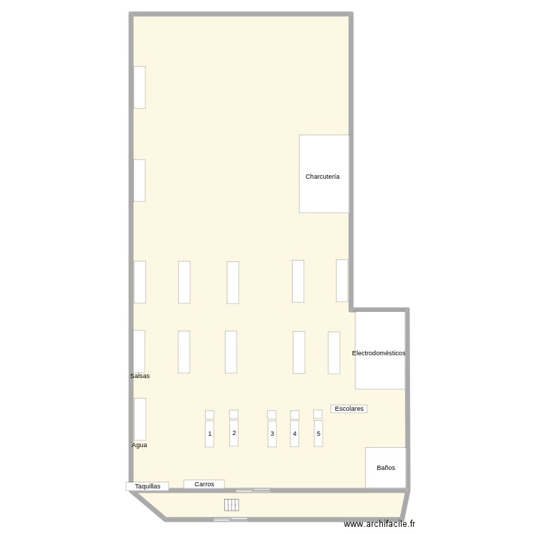 ecónomi. Plan de 0 pièce et 0 m2
