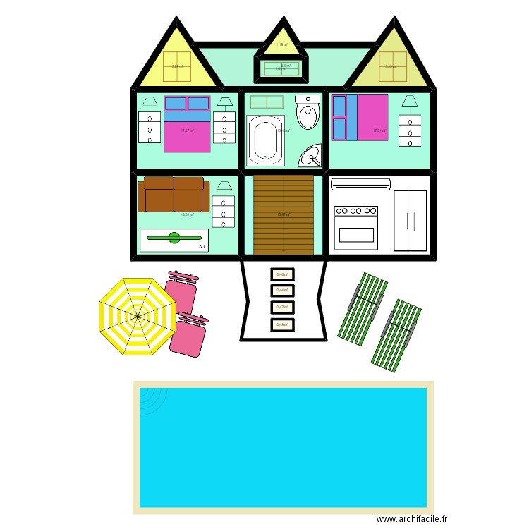 Proyecto. Plan de 0 pièce et 0 m2