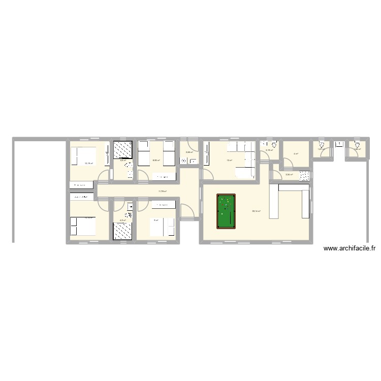 casa s&iacute;tio. Plan de 0 pièce et 0 m2