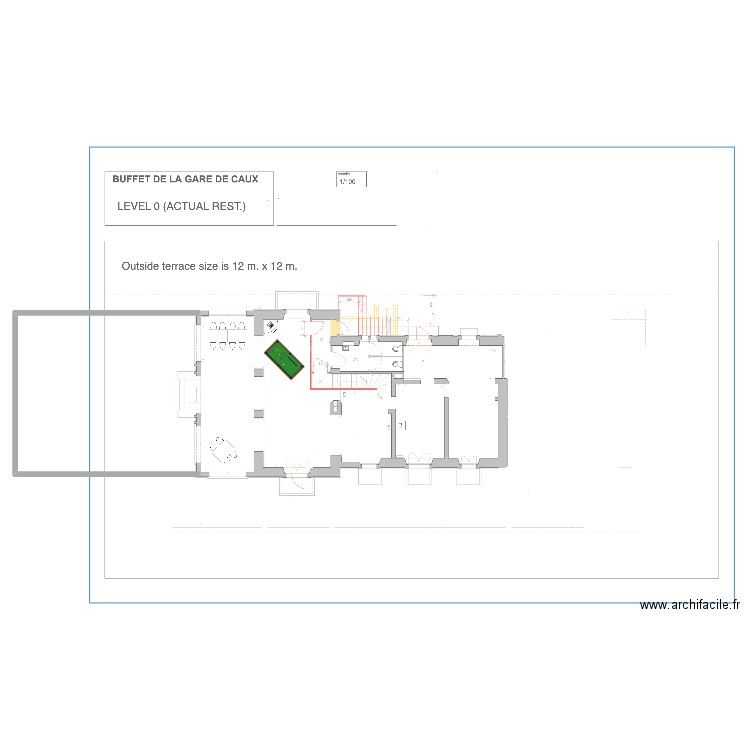 Buffet 2. Plan de 0 pièce et 0 m2