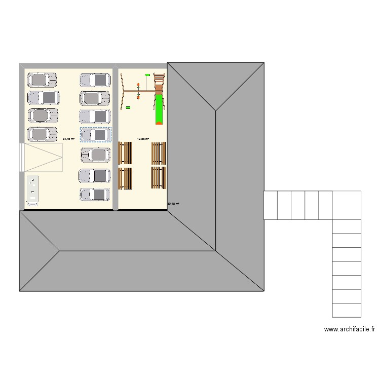 0000. Plan de 0 pièce et 0 m2