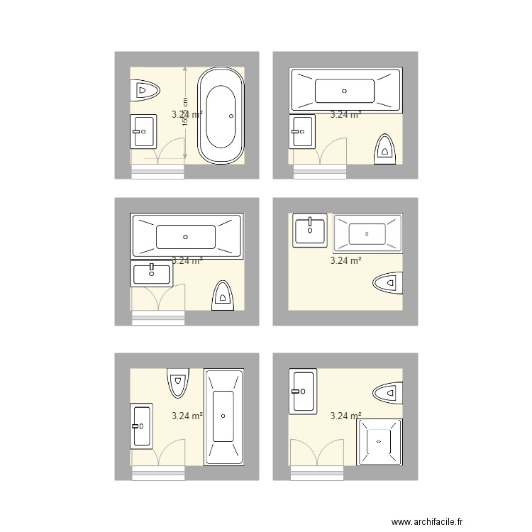 Só wc. Plan de 0 pièce et 0 m2