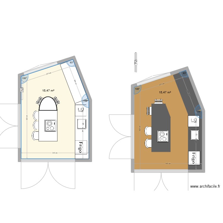 casa 2. Plan de 0 pièce et 0 m2