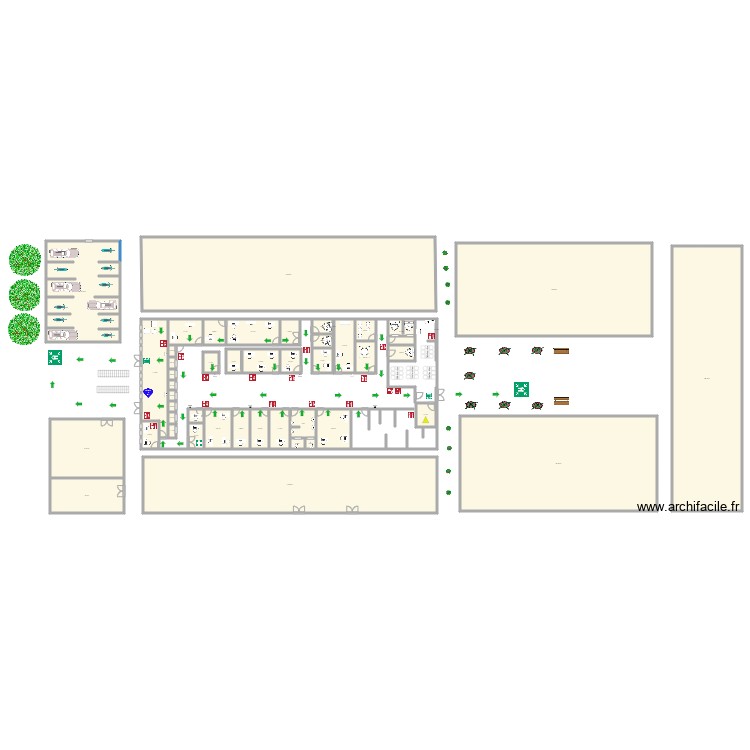 plan de evacuacion . Plan de 0 pièce et 0 m2 plan de evacuacion . Plan de 0 pièce et 0 m2