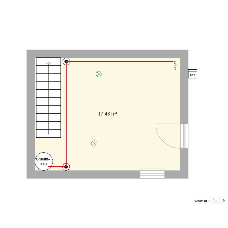 Keller. Plan de 0 pièce et 0 m2