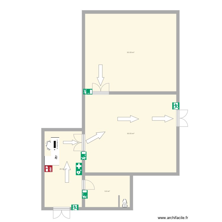 Estudio tulio. Plan de 0 pièce et 0 m2