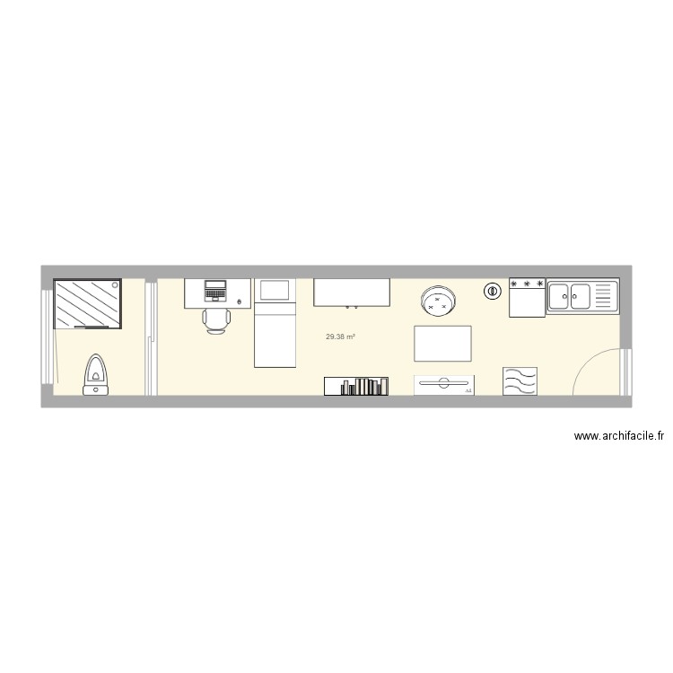 container tiphaine le noe 3e4. Plan de 0 pièce et 0 m2