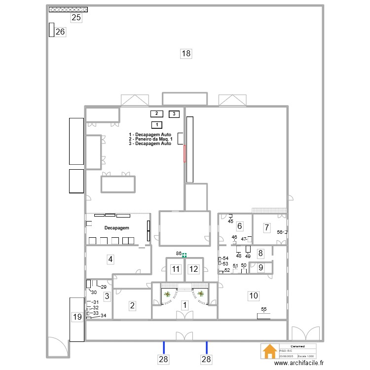 Maquina auto decapagem. Plan de 0 pièce et 0 m2