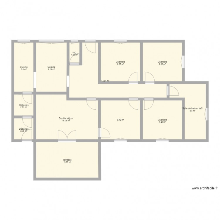 maison2. Plan de 0 pièce et 0 m2