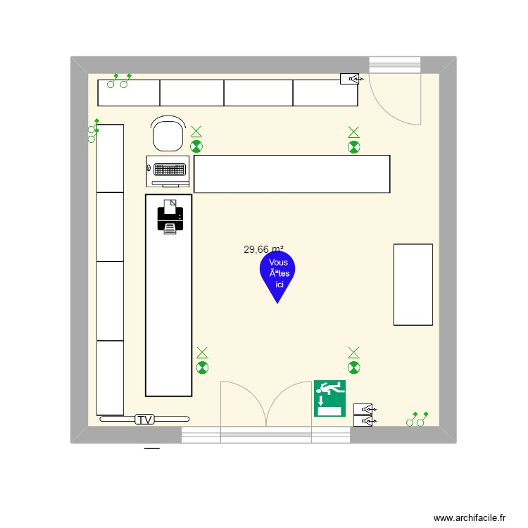 medical farma . Plan de 0 pièce et 0 m2