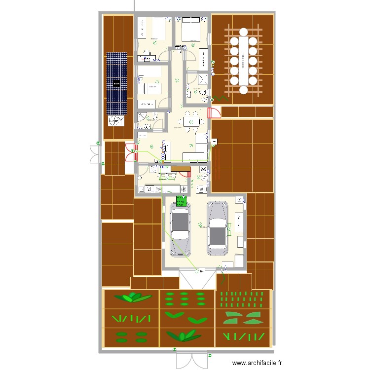 Cobeta garaje urbano v2. Plan de 0 pièce et 0 m2