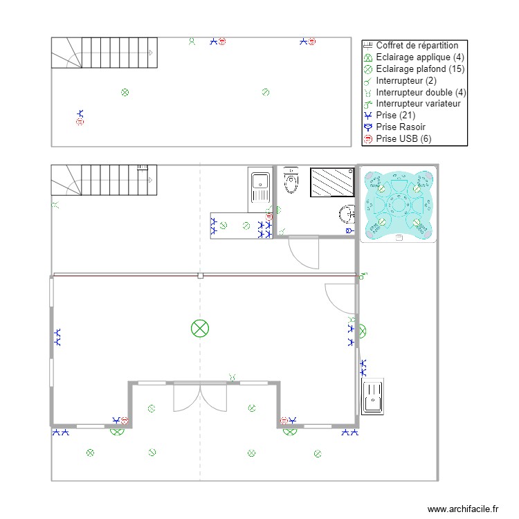 Electrical Planing. Plan de 0 pièce et 0 m2