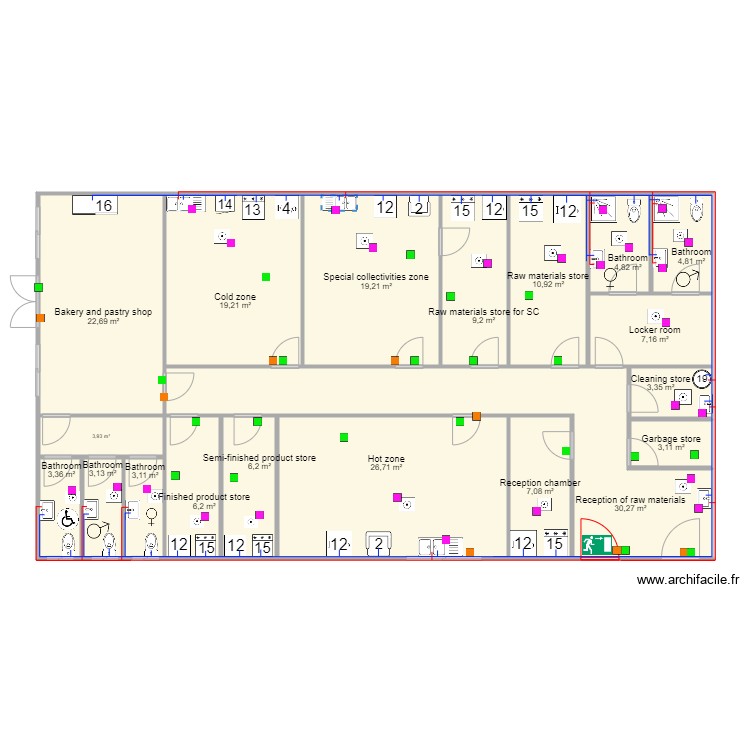 Panader&iacute;a 2&ordm; agua. Plan de 0 pièce et 0 m2