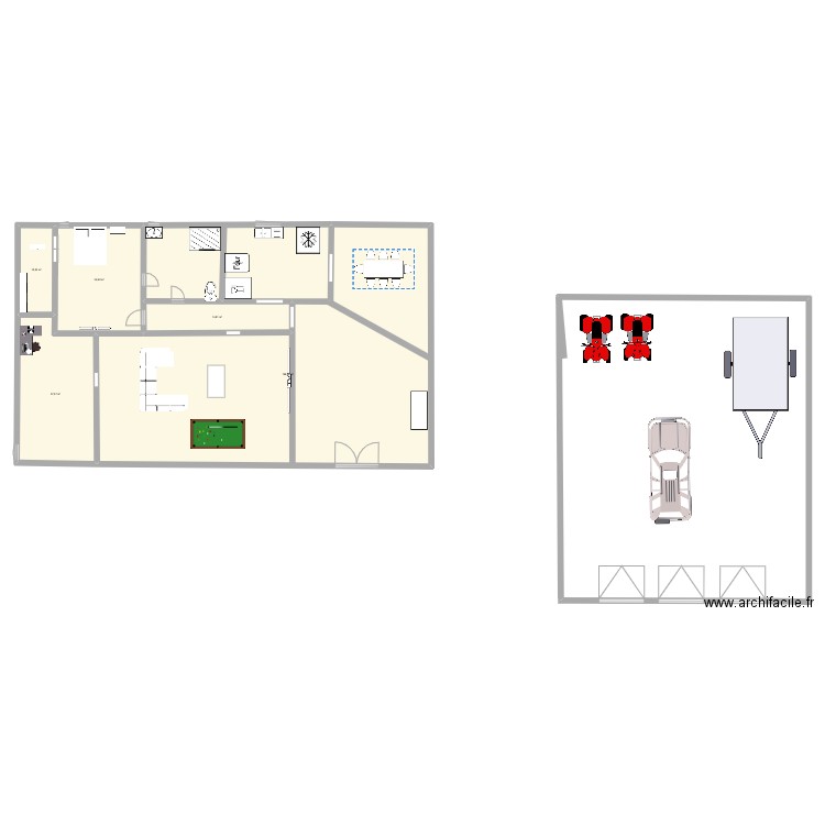 joey chambre . Plan de 0 pièce et 0 m2