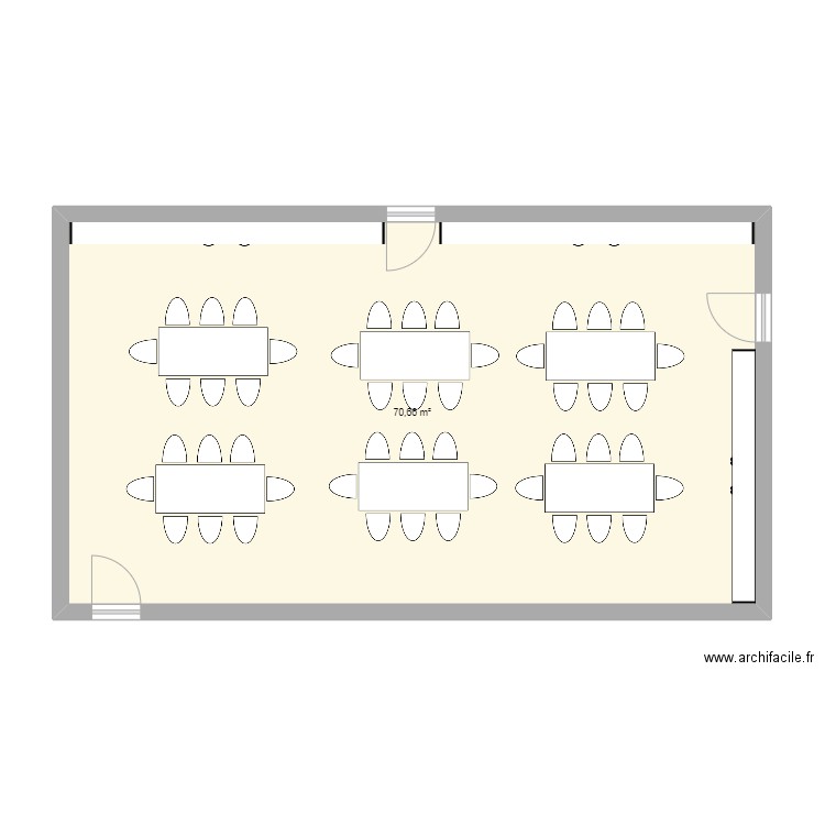 Sala de refeiçoes. Plan de 0 pièce et 0 m2