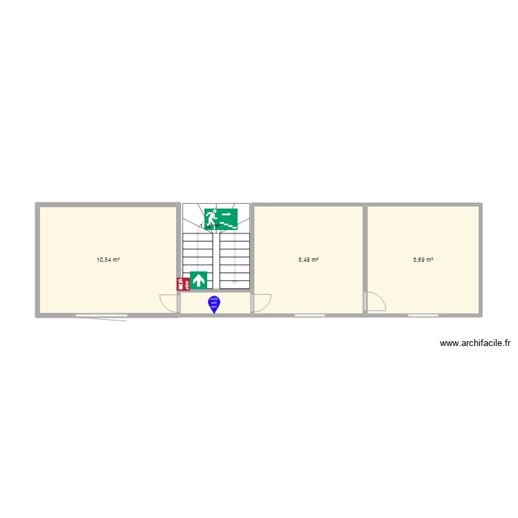 segundo piso plano seguridad conservatorio. Plan de 0 pièce et 0 m2