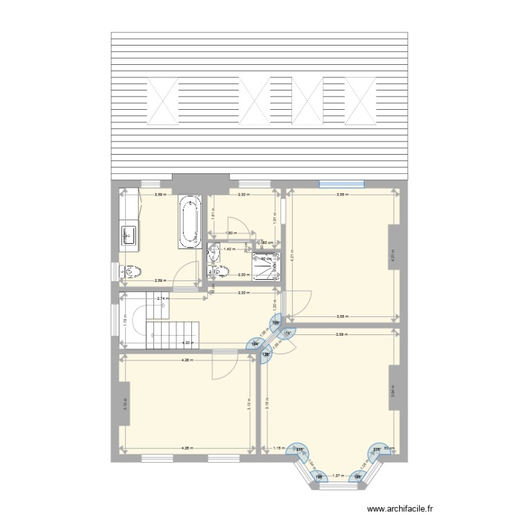 18 HFC Proposed Floor Plan. Plan de 0 pièce et 0 m2