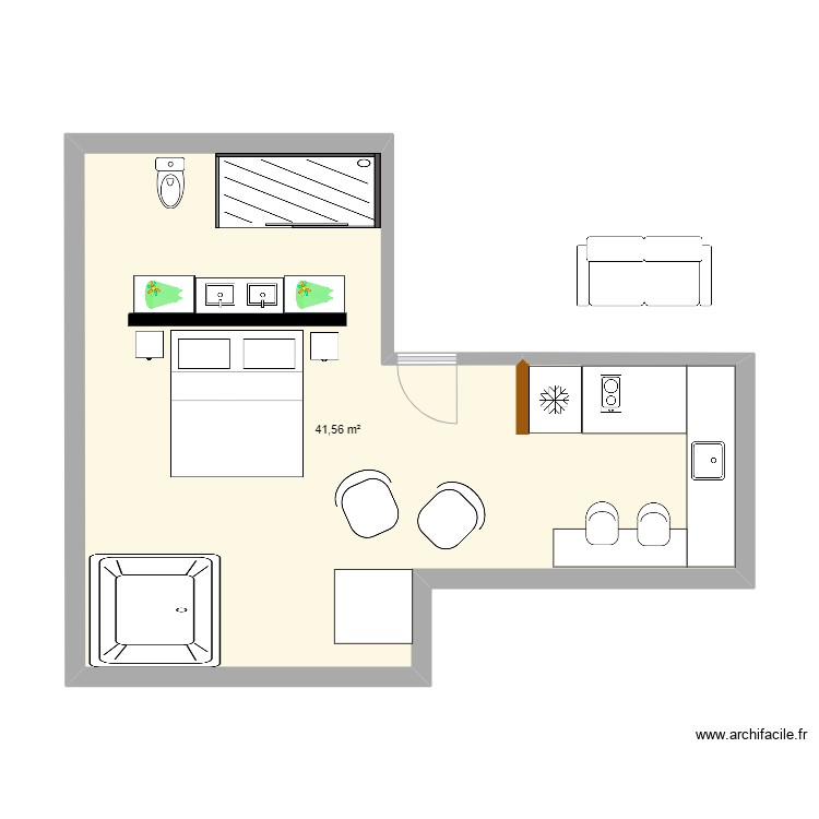 plano 2. Plan de 0 pièce et 0 m2