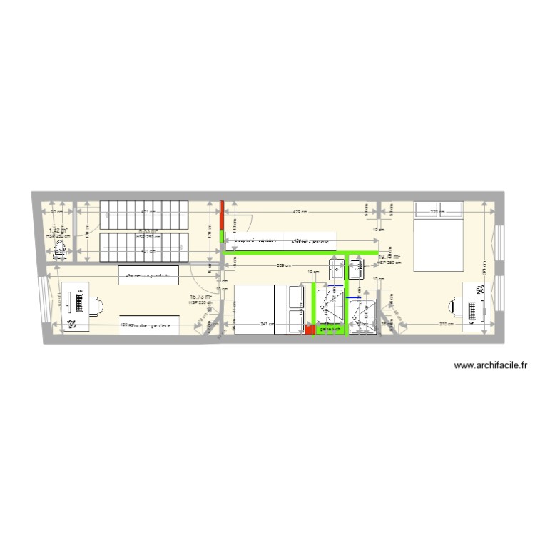 Wangerm&eacute;e. Plan de 0 pièce et 0 m2