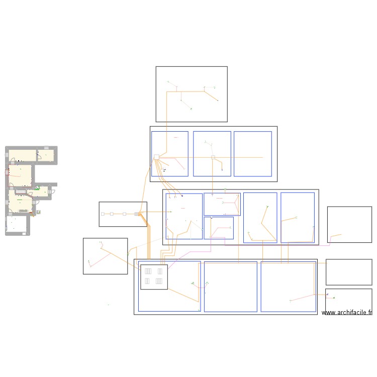 tekening huis electra. Plan de 0 pièce et 0 m2