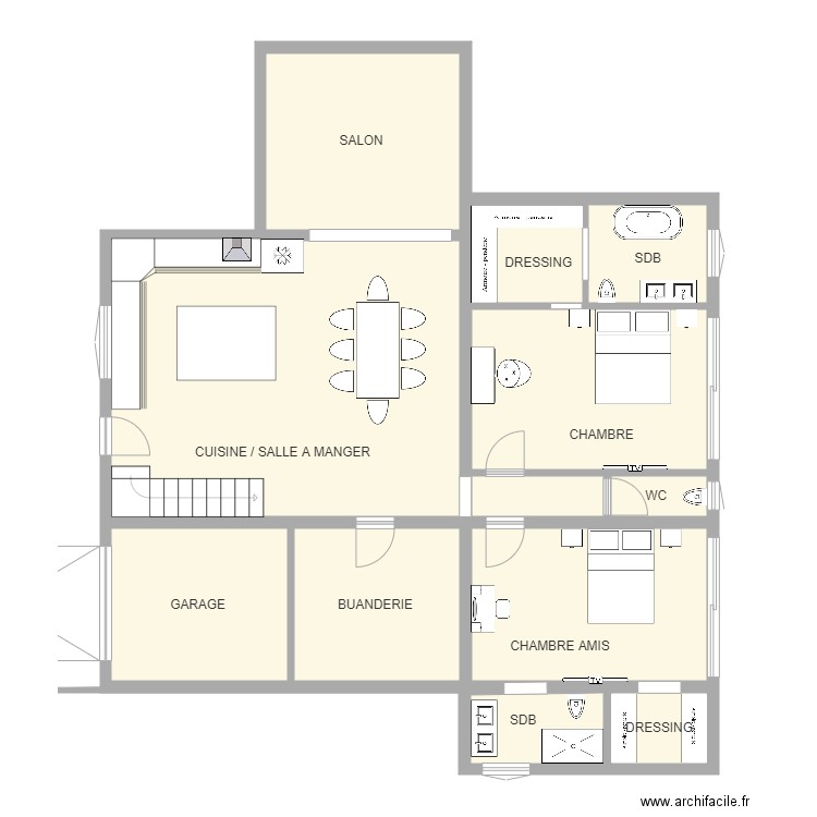 maison . Plan de 0 pièce et 0 m2