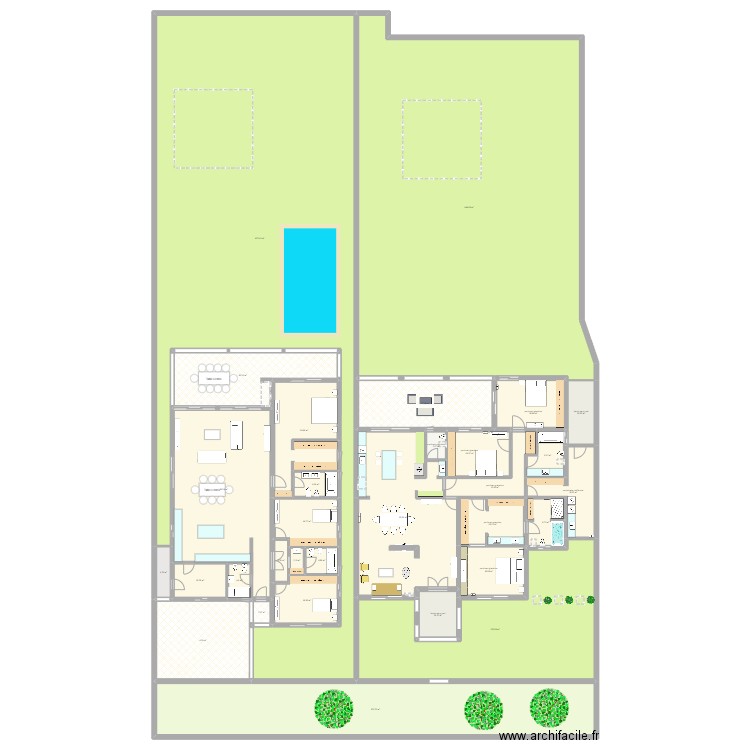 Corona. Plan de 0 pièce et 0 m2