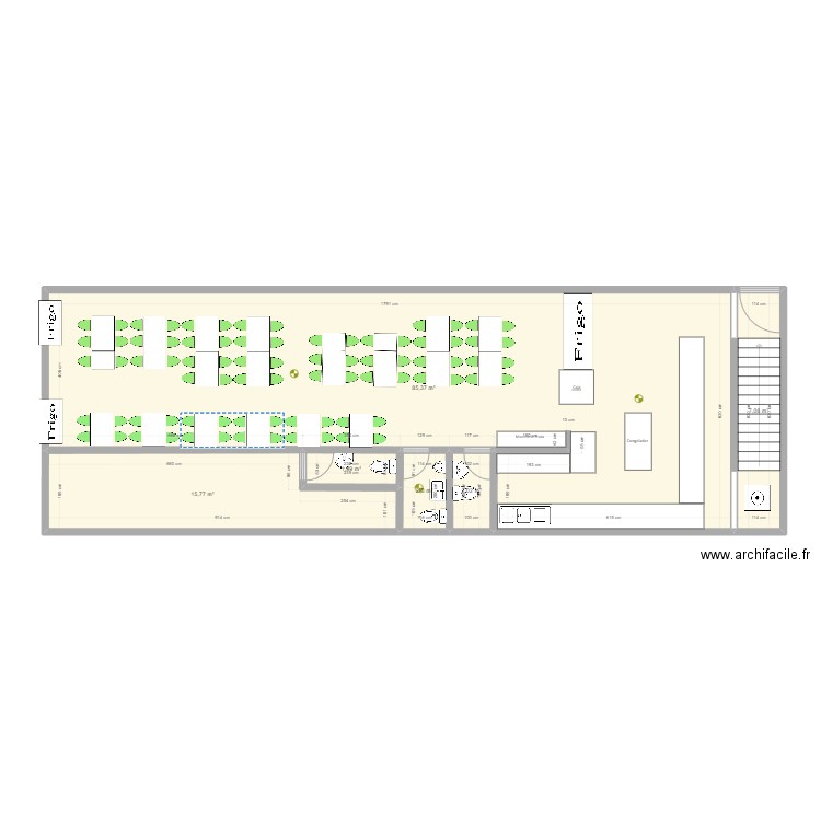 Frutería Copacabana. Plan de 0 pièce et 0 m2