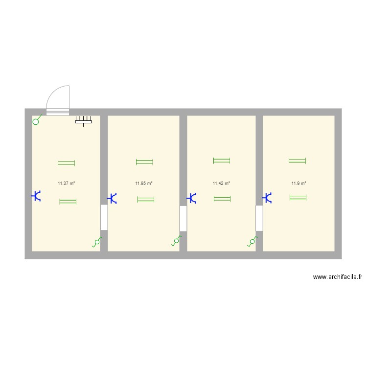 bodega. Plan de 0 pièce et 0 m2