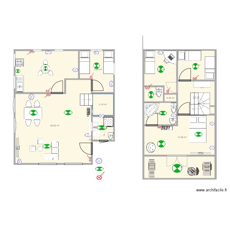 plano casita. Plan de 0 pièce et 0 m2