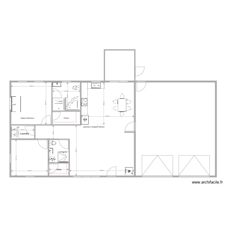 bob ranch house March 2020 L kitchen. Plan de 0 pièce et 0 m2
